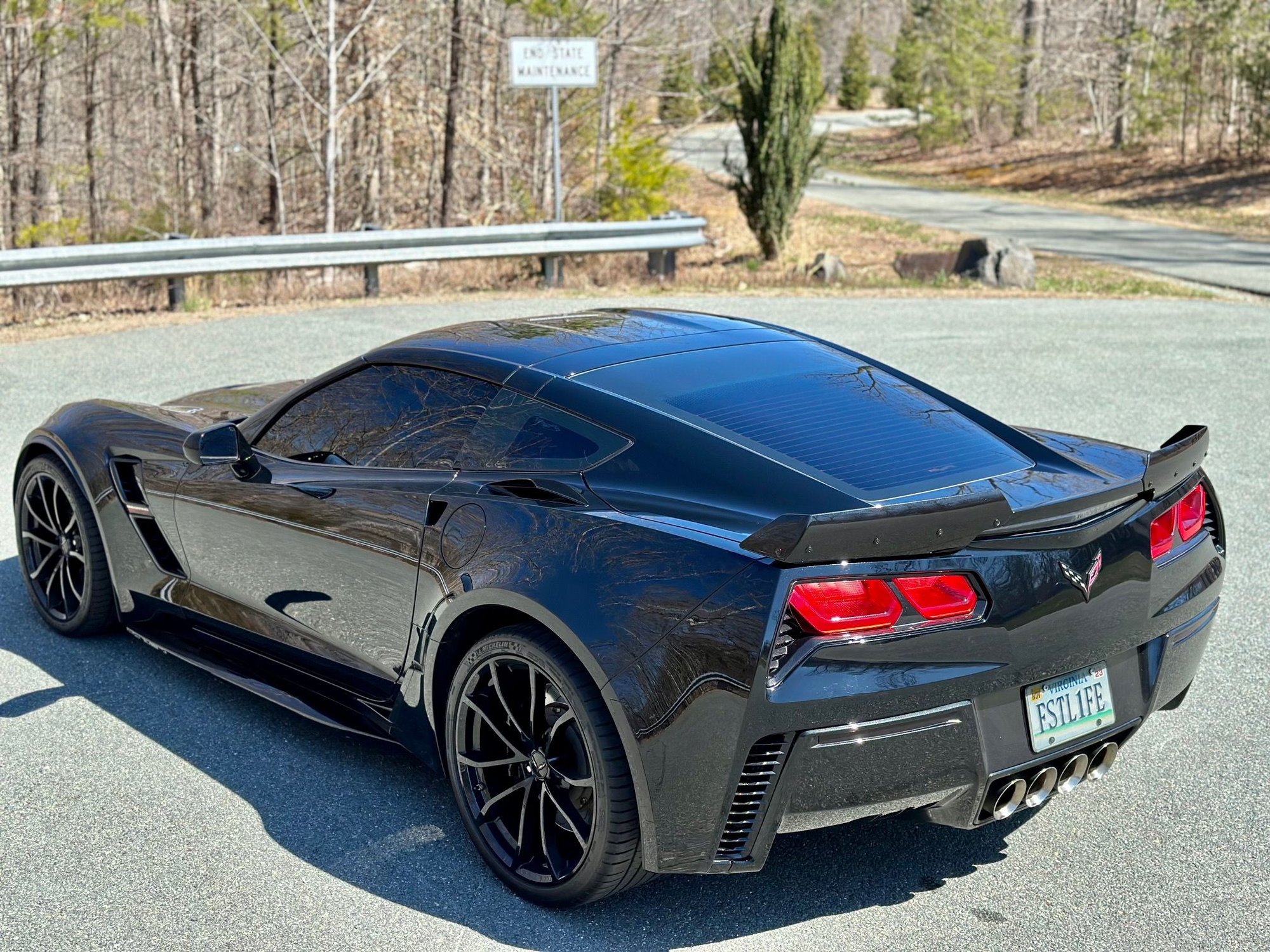 2017 Chevrolet Corvette - 2017 GS Black on Black A8 - Night Rider - Used - VIN 1G1YW2D7XH5124434 - 33,000 Miles - 8 cyl - 2WD - Automatic - Hatchback - Black - Charlottesville, VA 22911, United States