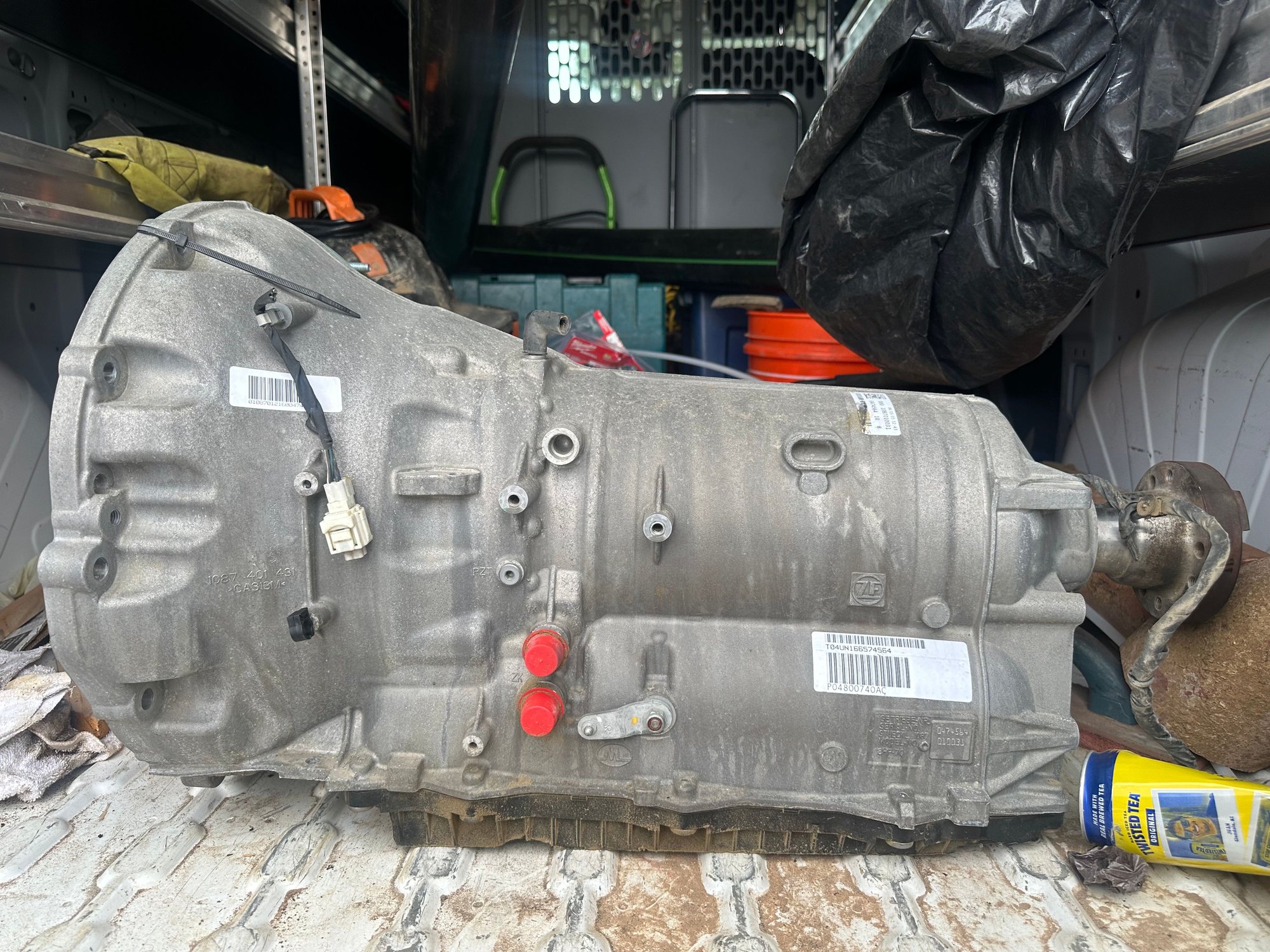 Picked up in my work van while on the clock