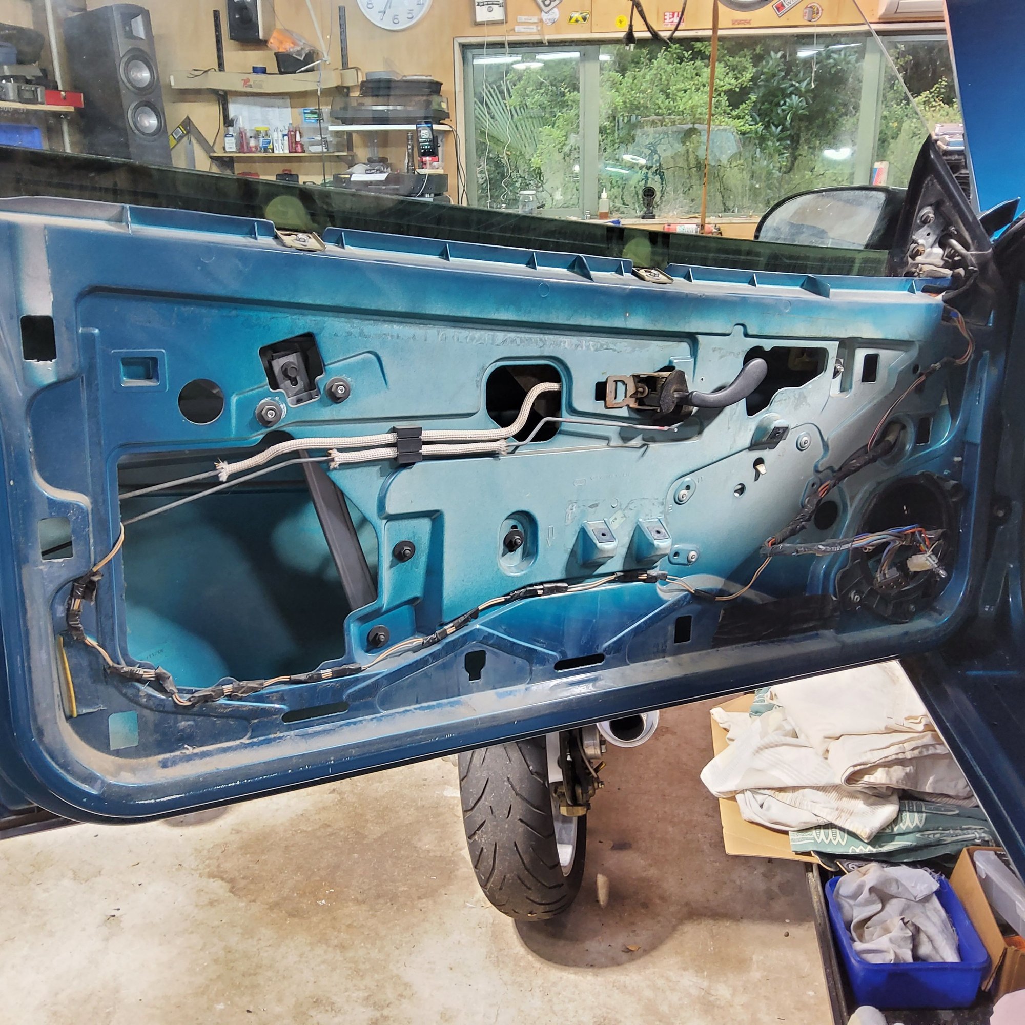 Need to install sound deadening and acoustic mat - have done the whole inside of the door.  