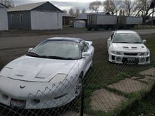 Before my BBC Project....Evo is my buddies. Planned to race after my swap but he sold it. :(