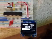 Learned how to build a micro-controller on a breadboard to control the OLED