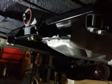 Finally finished trans mount and bolted in