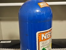 $150 nos bottle with gauge