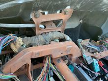 You can see all the surface rust on the behind the dash, bare metal "skeleton" that supports the dashboard.