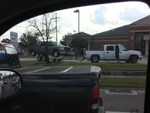 WELL Well well.. Lookie what we have here... A Chevy towing a broke down Ford.. LMAOOO
