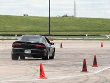 At the &quot;track&quot; with stock suspension.