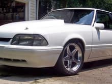 my old turbo t88 stang. 700rwhp