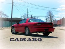 camaro back text