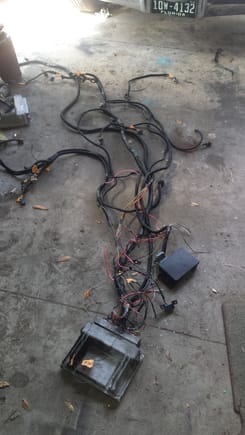 Out with the old OEM modified harness that has been the death of this car!!