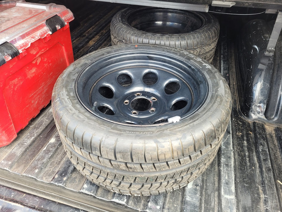 Not the fanciest of tires, but they were discontinued and super discounted