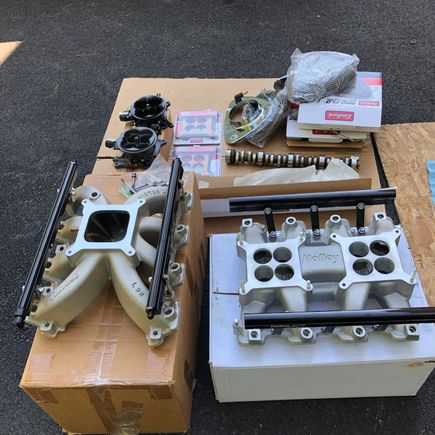 Garage Sale - lightly used and left over parts from LS1 build for 69 Corvette. Changed direction from high rise hood (L88) to stock BB hood with milder cam.