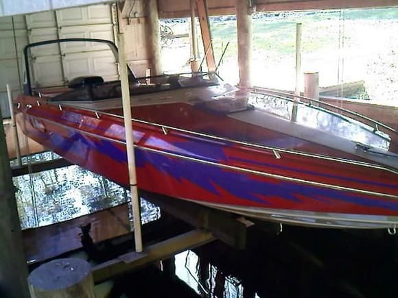 My newly acquired boat, the Hellcat