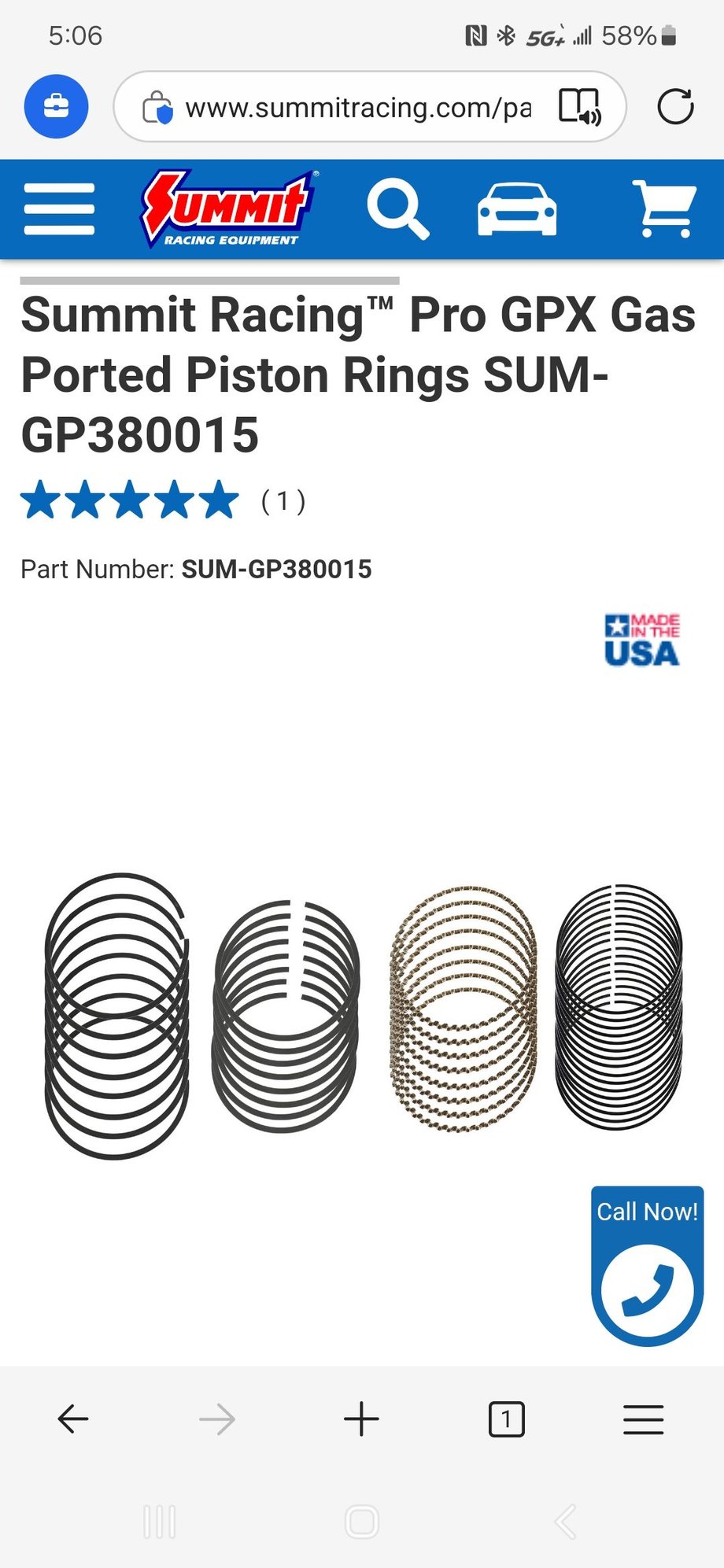 Got these rings too, they came in today