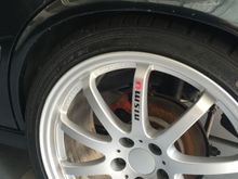 255/35-19 on 19x8.5 Rays Wheels