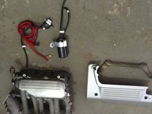 Included is the vacuum canister, solenoid, and MEVI cover. All you see in this picture. There is 2 vacuum ports I added since I was boosted wanted to ensure I had good vacuum where needed. These I will cap off with plugs.