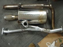 Apexi WS modified to fit '99   WS Y-pipe