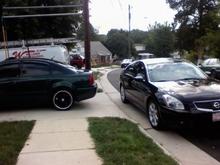 Old Whip meets new whip for 1rst time