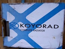 97max Koyo radiator in box