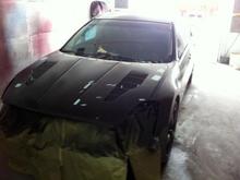 getting matte black