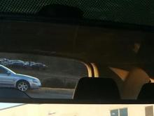 Rearview mirror shot!