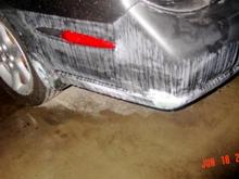 same with the back bumper...too many scratches