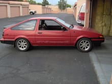 1985 Toyota Corolla AE86 Twin Cam. My First Car

(Not my actual car again no camera phones then lol)