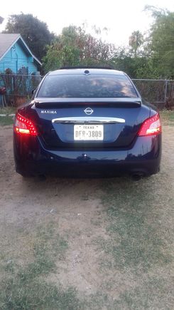 Spoiler installed