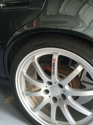 255/35-19 on 19x8.5 Rays Wheels
