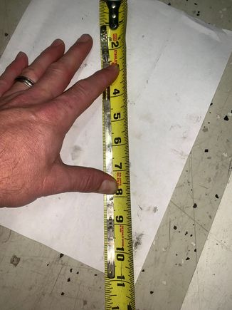 the clamp is 10" long