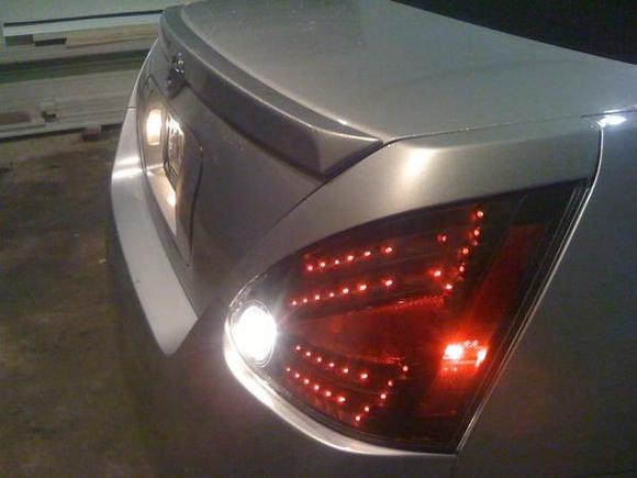 smoked led tail lights