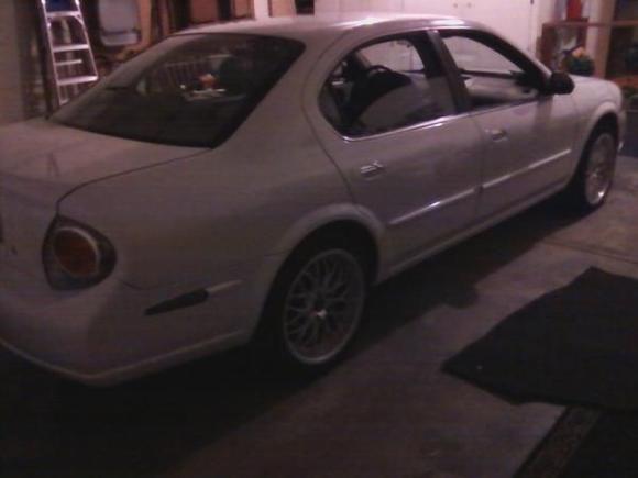 '03 tails and the rims off the 94! had to widen the center to fit over the rear hubs with a sanding drum.