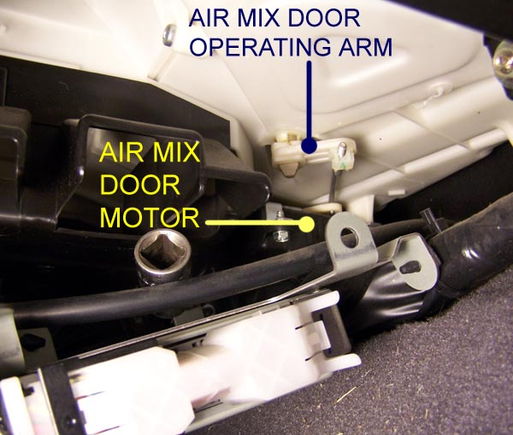 00max air mix door motor right