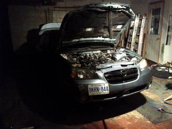 Transmission rebuild November-December 2011 at home