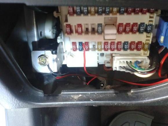 Wiring for LEDs.