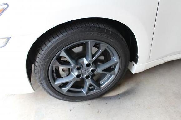 maxi dipped wheel (matte black with silver metalizer)