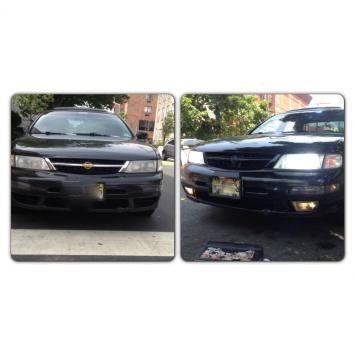 before and after a little face lift..