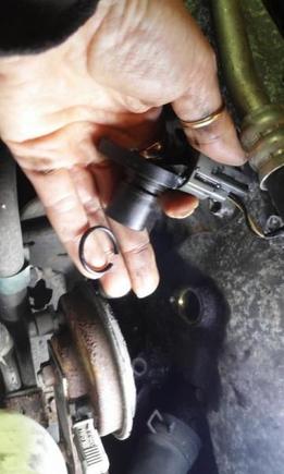 The culprit - CPS O-Ring FAIL - snapped like a toothpick
