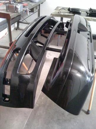 painted bumpers