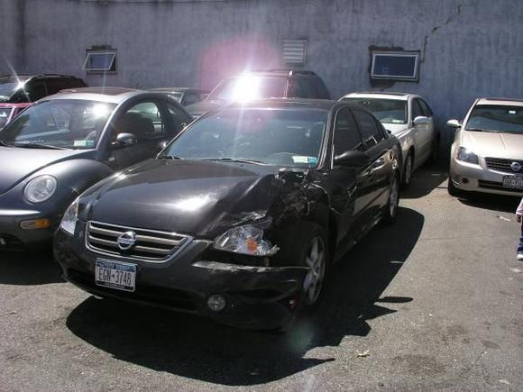 Damn baby got punch in the face