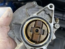 This is the pump with the replacement o ring fitted on it