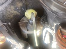 Photo of the clutch master cylinder. 