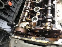 Ate the timing chain and sheared the cam shaft bolt.  