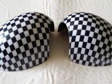 Black &amp; White Small Checkered Style
**manual folded side mirrors only**
$149.99 for a pair (L/R)