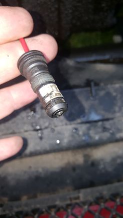 found this hanging behund the radiator while changing the water pump. anybody got any idea what it may be please.