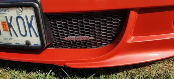 JCW Badge on Grill