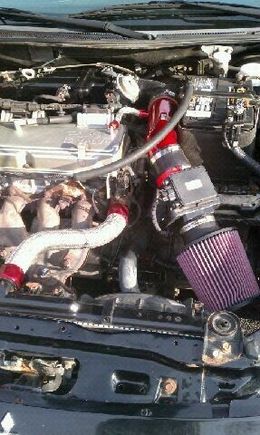 K&amp;N intake, Steel braided hose