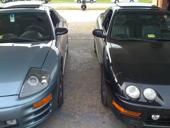 My eclipse on the left