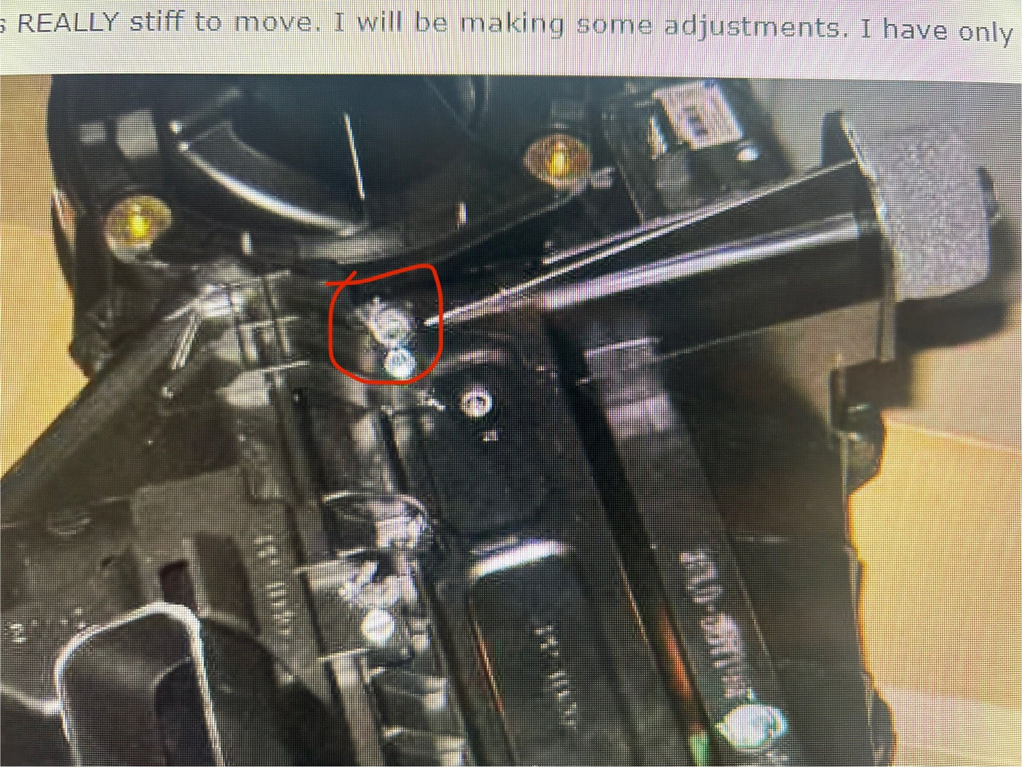 A picture from the older post that has the same rivet drilled out 