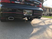 New exhaust tips 