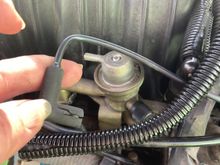 Would have never seen this if I hadn’t removed it for the throttle body gasket.  It was on the under side.  $6 for a new vac line elbow in a multi pack until the new harness comes in.  